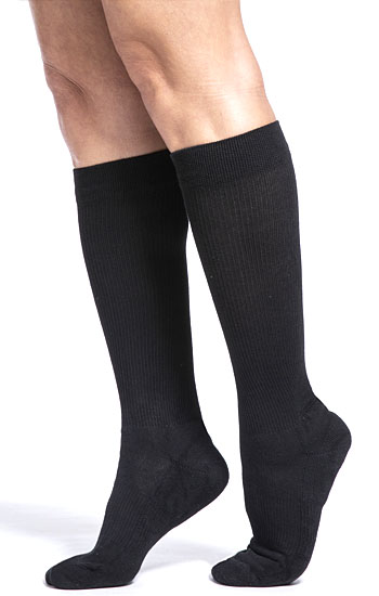 Sigvaris 142 Cushioned Cotton for Women Knee-High Socks | Lymphedema ...