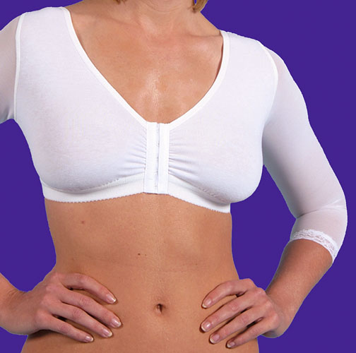 B943 Compression Arm Sleeve with Adjustable Cotton Knit Bra