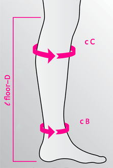 Oversleeve For CircAid Profile Foam Leg Sleeves